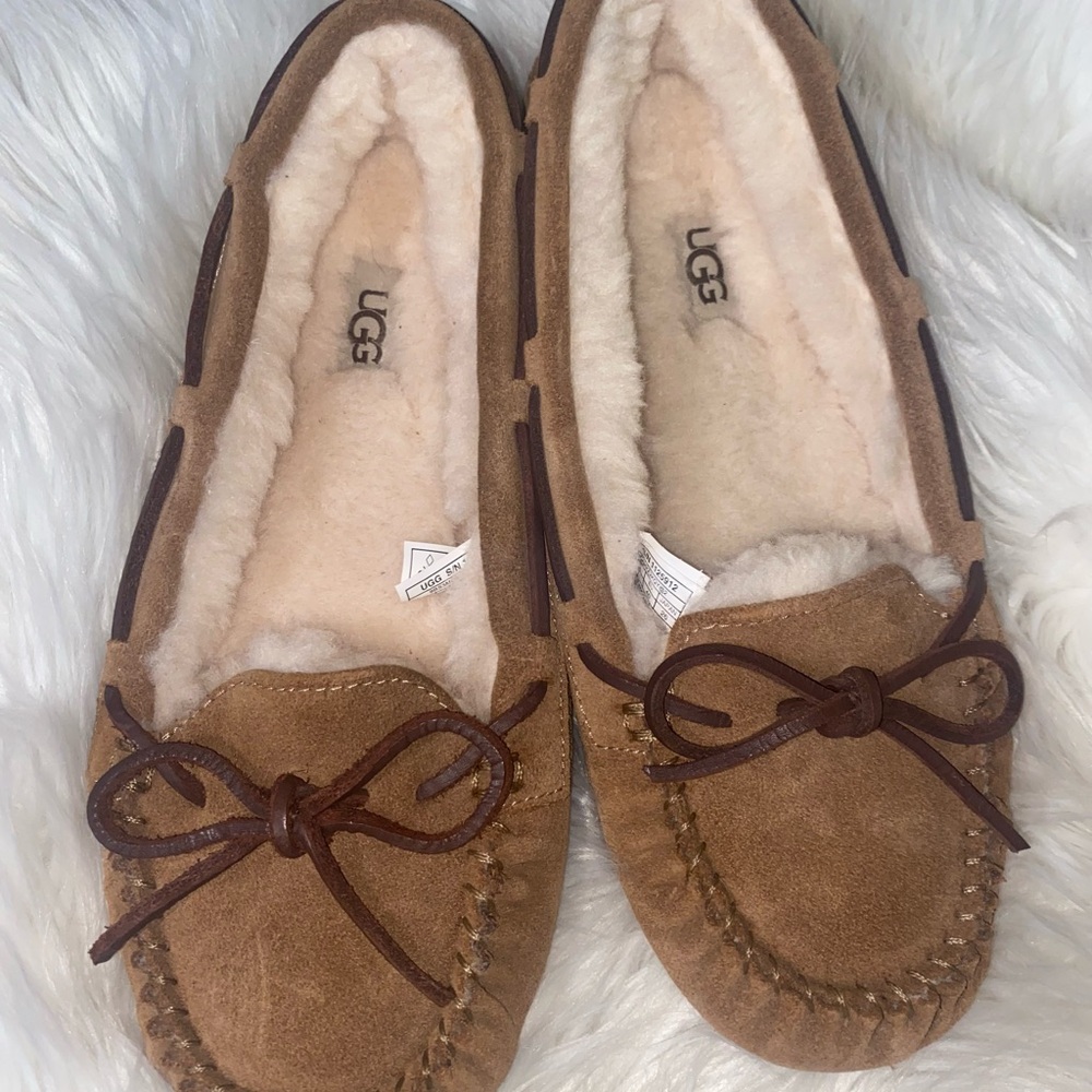 NWT Ugg Women's Bella II UGGplush Lined Slipper Moccasin Size 9 Chestnut-1125912 - Picture 6 of 12